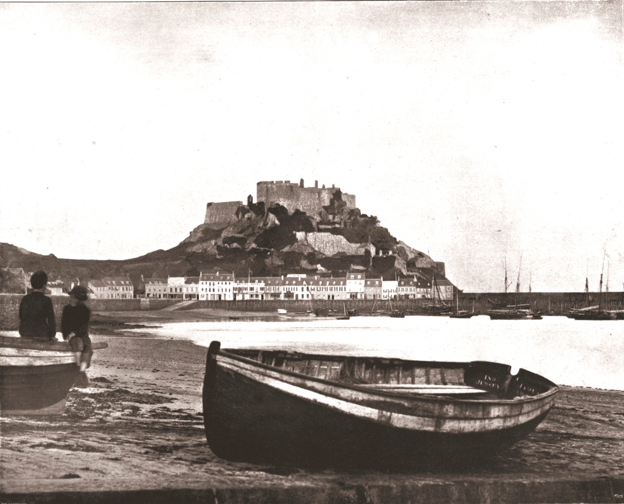 Mont Orgueil kastély, Jersey, 1894. alkotó: Unbekannt