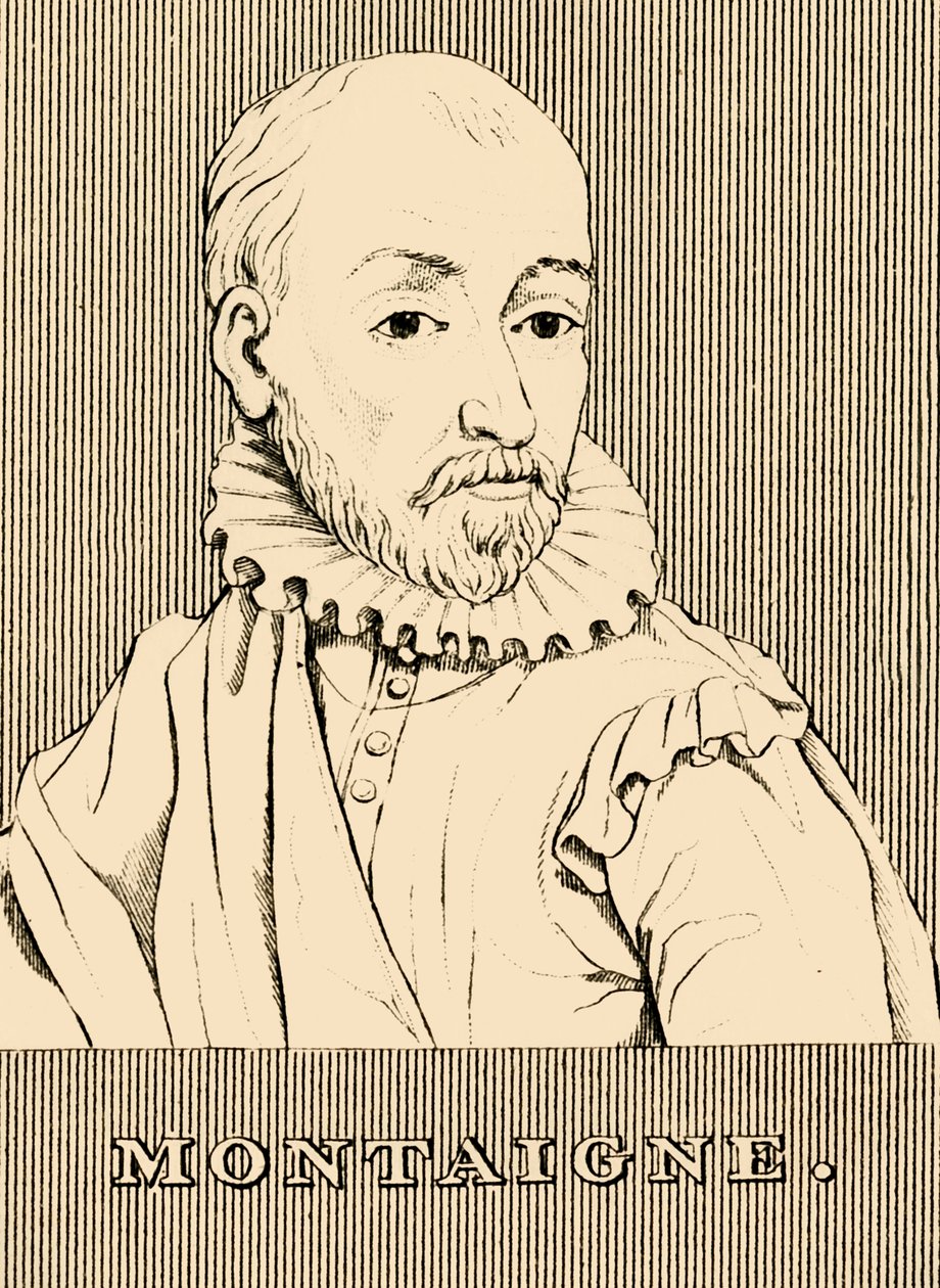 Montaigne, 1533-1592, 1830. alkotó: Unbekannt