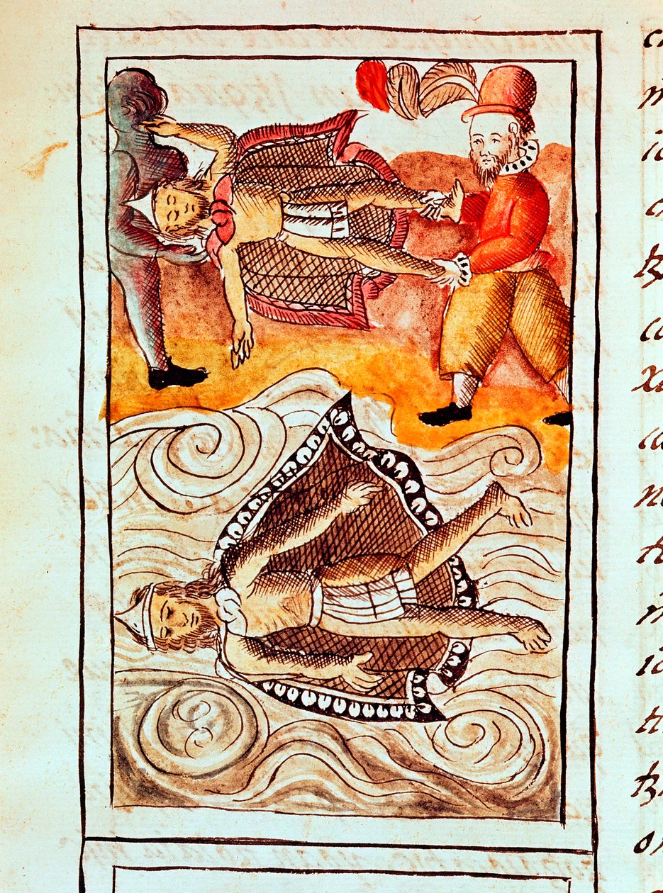 II. Montezuma, az utolsó azték császár, 1520 alkotó: Unbekannt