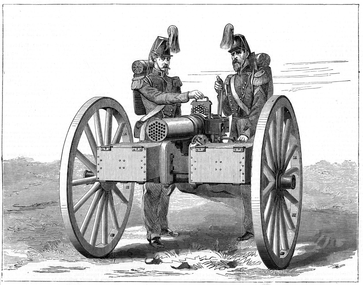 Montigny géppuska, 1870 alkotó: Unbekannt
