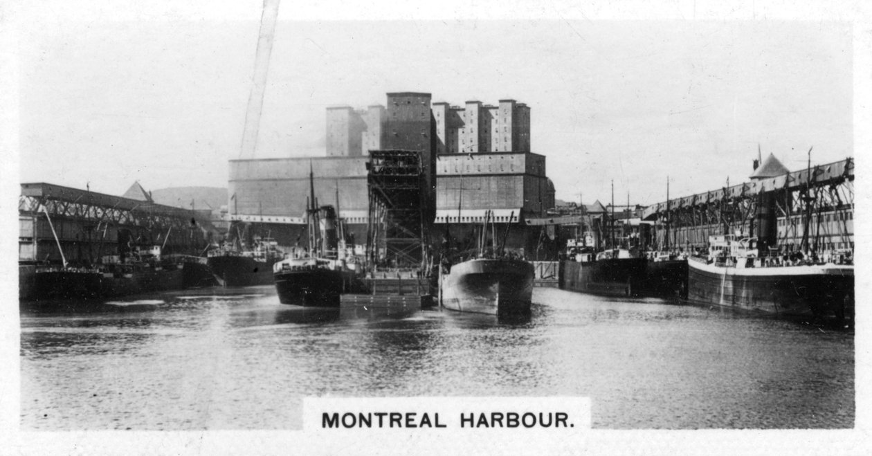 Montreal Harbour, Quebec, Kanada, 1920-as évek alkotó: Unbekannt