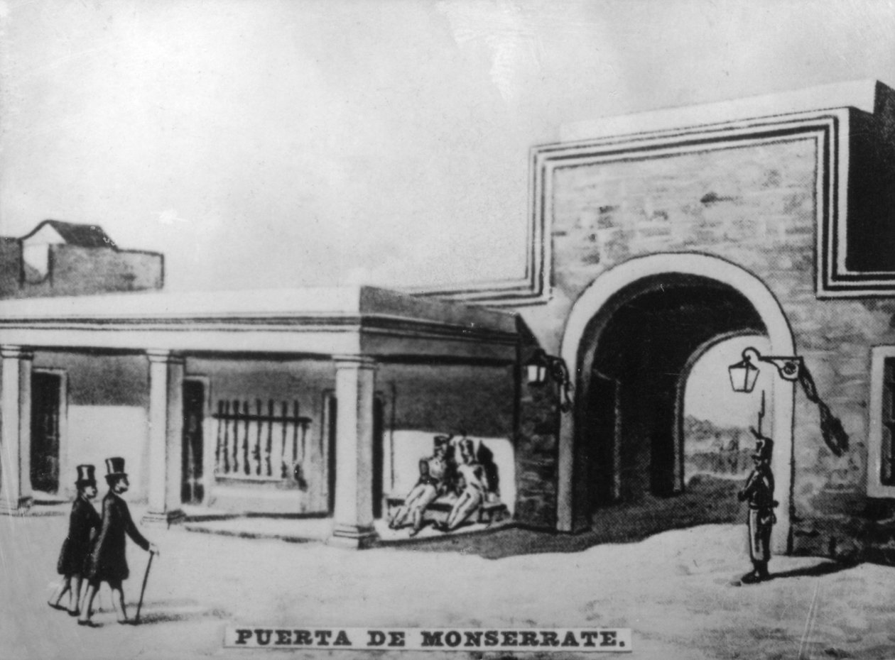 Montserrate-i ajtó, 1836, 1920-as évek alkotó: Unbekannt
