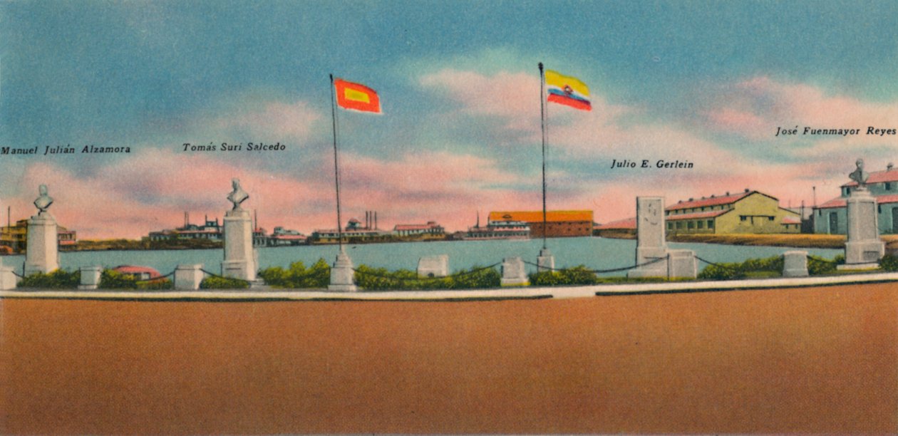 A Bocas de Cenizai Közfejlesztési Társaság által állított emlékmű, 1940-es évek alkotó: Unbekannt