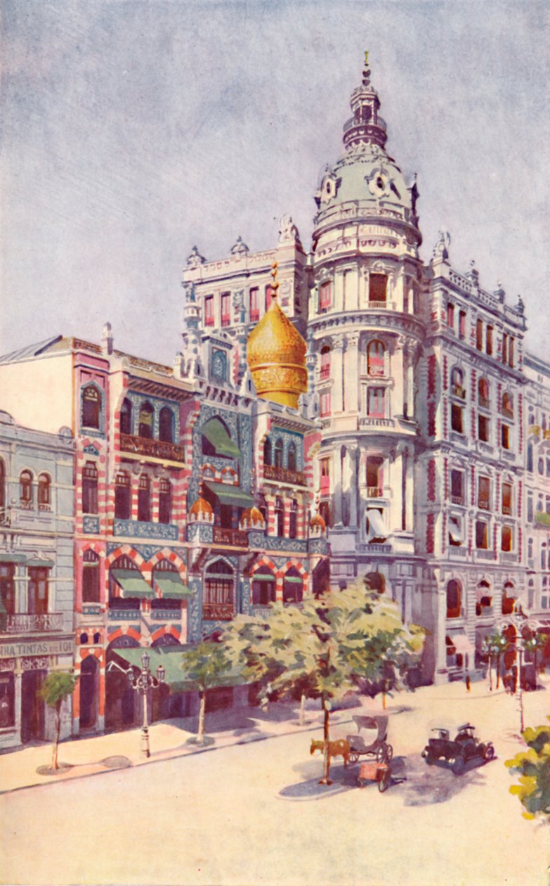 Mór épület és uraim. Guinles-irodák, Avenida Rio Branco, 1914 alkotó: Unbekannt