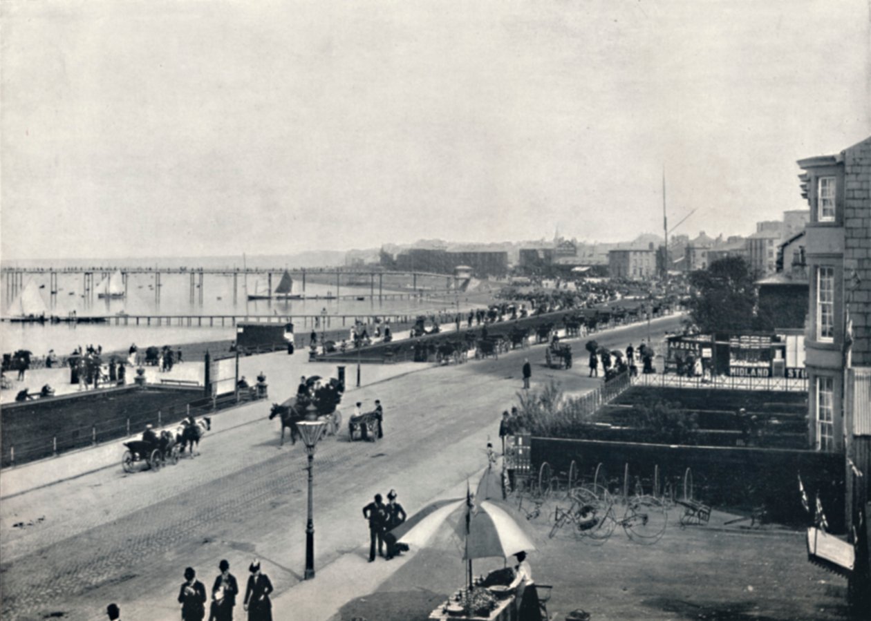 Morecambe – A sétány, 1895 alkotó: Unbekannt