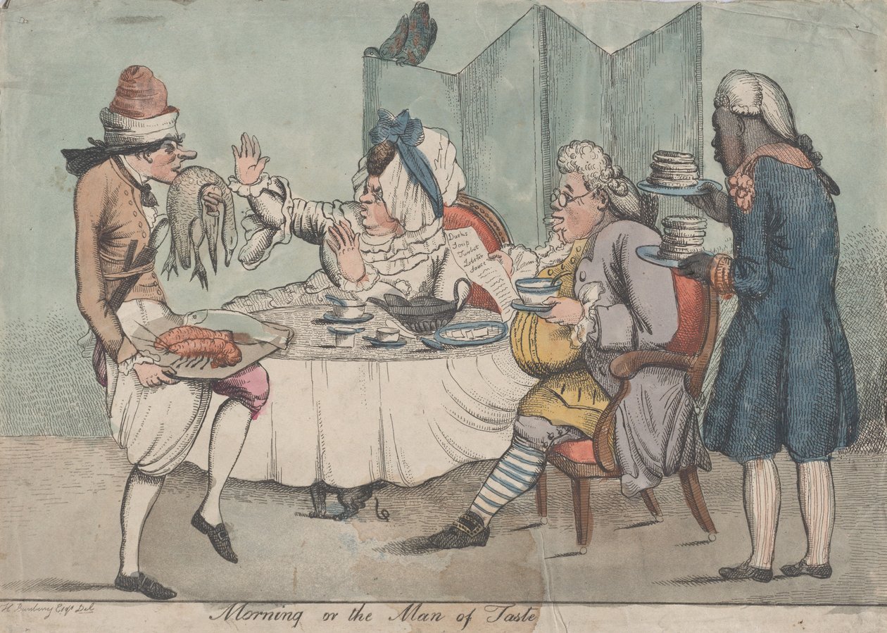Reggel, avagy, az ízlés embere, 1802-11. alkotó: Unbekannt