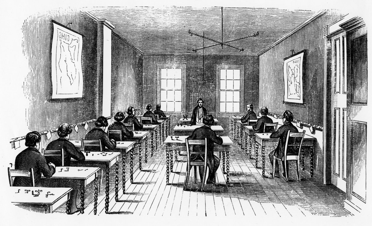 Morse távíró műtő, Cincinnati, Ohio, USA, 1859 alkotó: Unbekannt