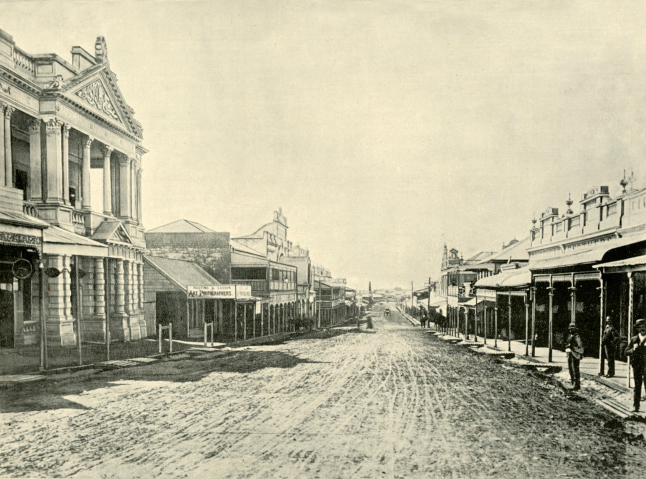 Mosman Street, Charters Towers, 1901. alkotó: Unbekannt