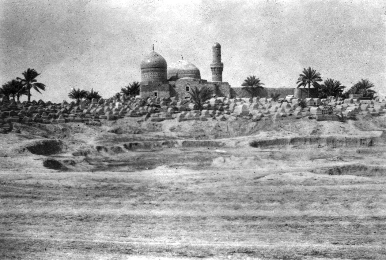 Mecset és temető Bagdad közelében, 1918 alkotó: Unbekannt
