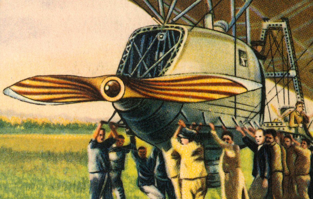 Zeppelin motoros gondolája, 1932. alkotó: Unbekannt