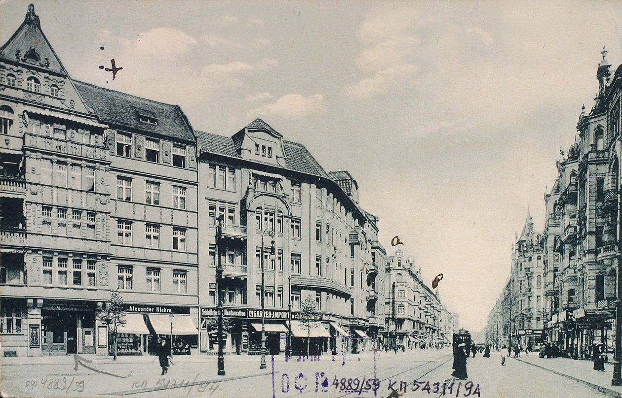 Motzstrasse, Berlin, Németország, 1910-es évek alkotó: Unbekannt