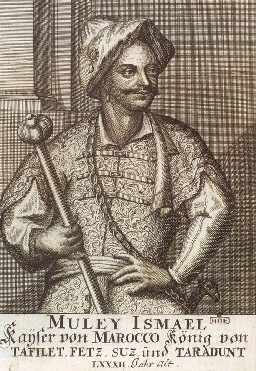 Moulay Ismaïl Ibn Sharif, Marokkó királya, 1726 alkotó: Unbekannt