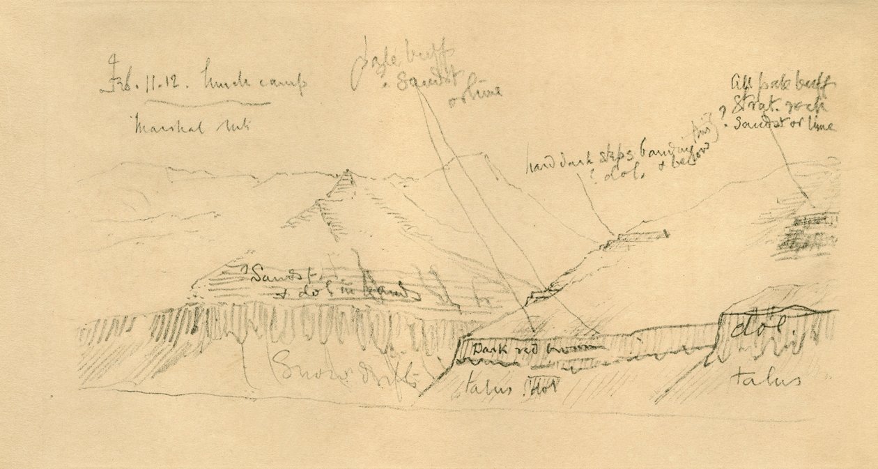 Mount Buckley, 1912. február 11., 1913 alkotó: Unbekannt