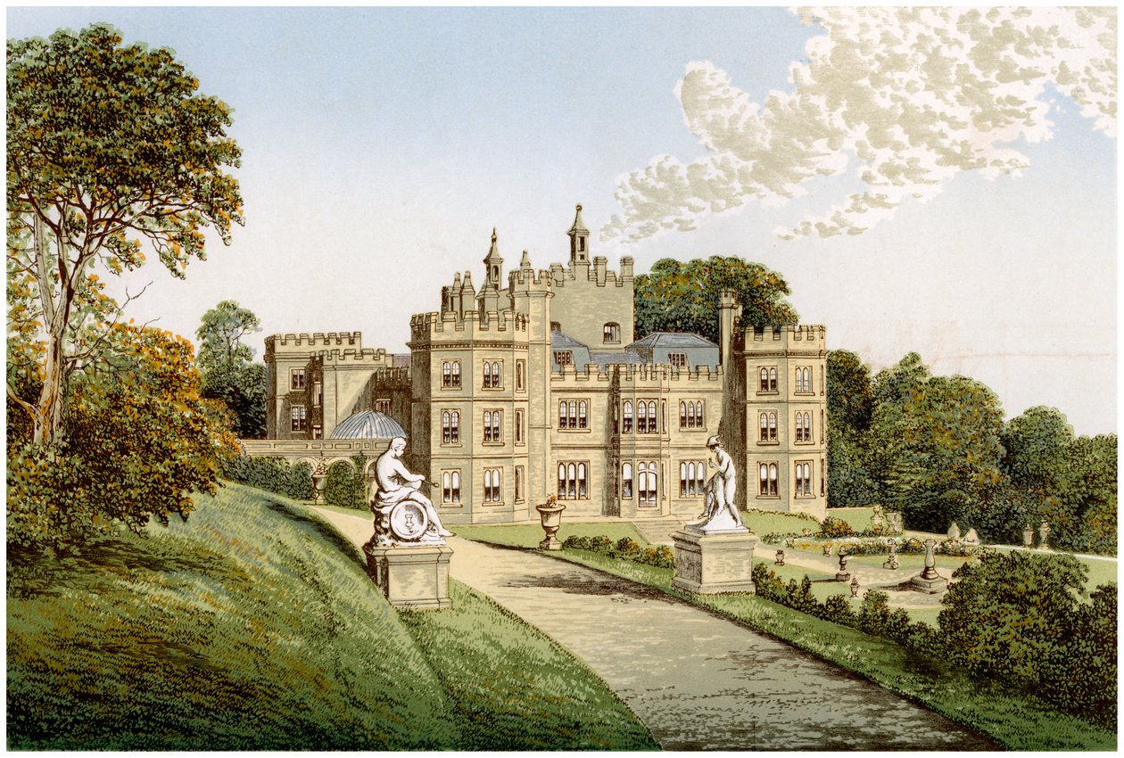 Mount Edgcumbe, Cornwall, Lord Mount Edgcumbe otthona, 1880 alkotó: Unbekannt