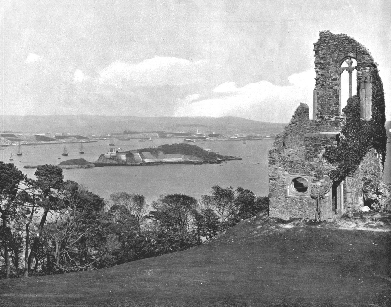 Mount Edgcumbe Folly, Plymouth, Cornwall, 1894. alkotó: Unbekannt