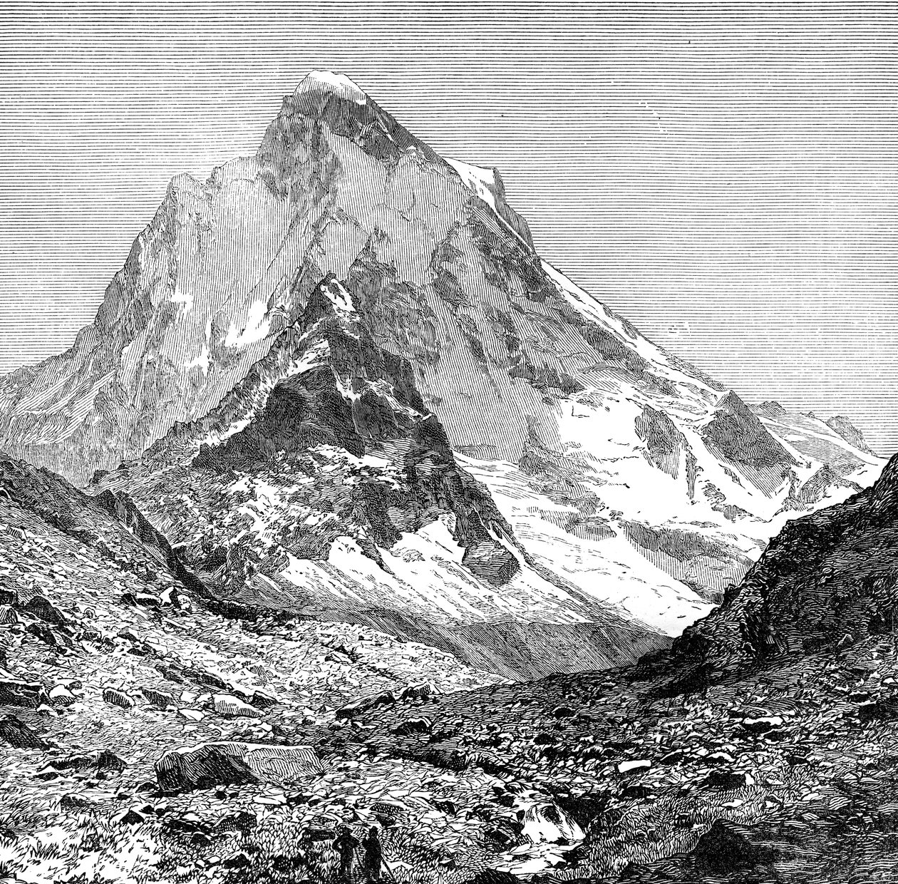 Moira-hegy, India, 1895 alkotó: Unbekannt