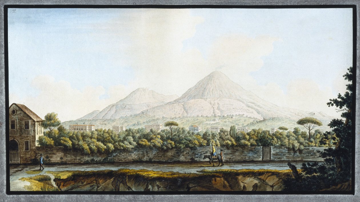 Vezúv, Nápolyi Királyság, 1767 körül alkotó: Unbekannt