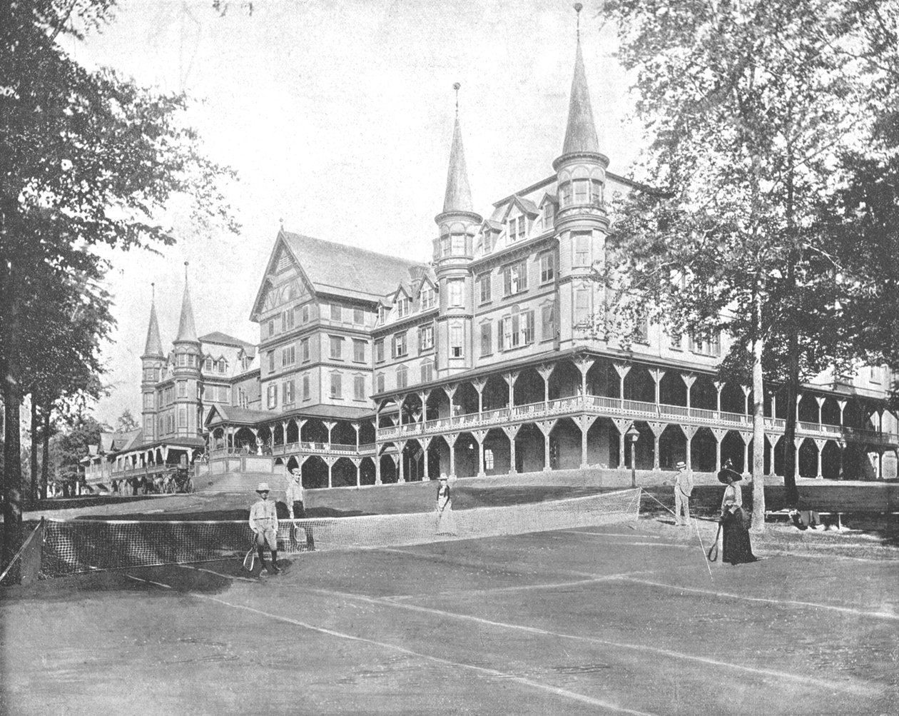 Mountain House, Cresson Springs, Pennsylvania, USA, 1900 körül. alkotó: Unbekannt