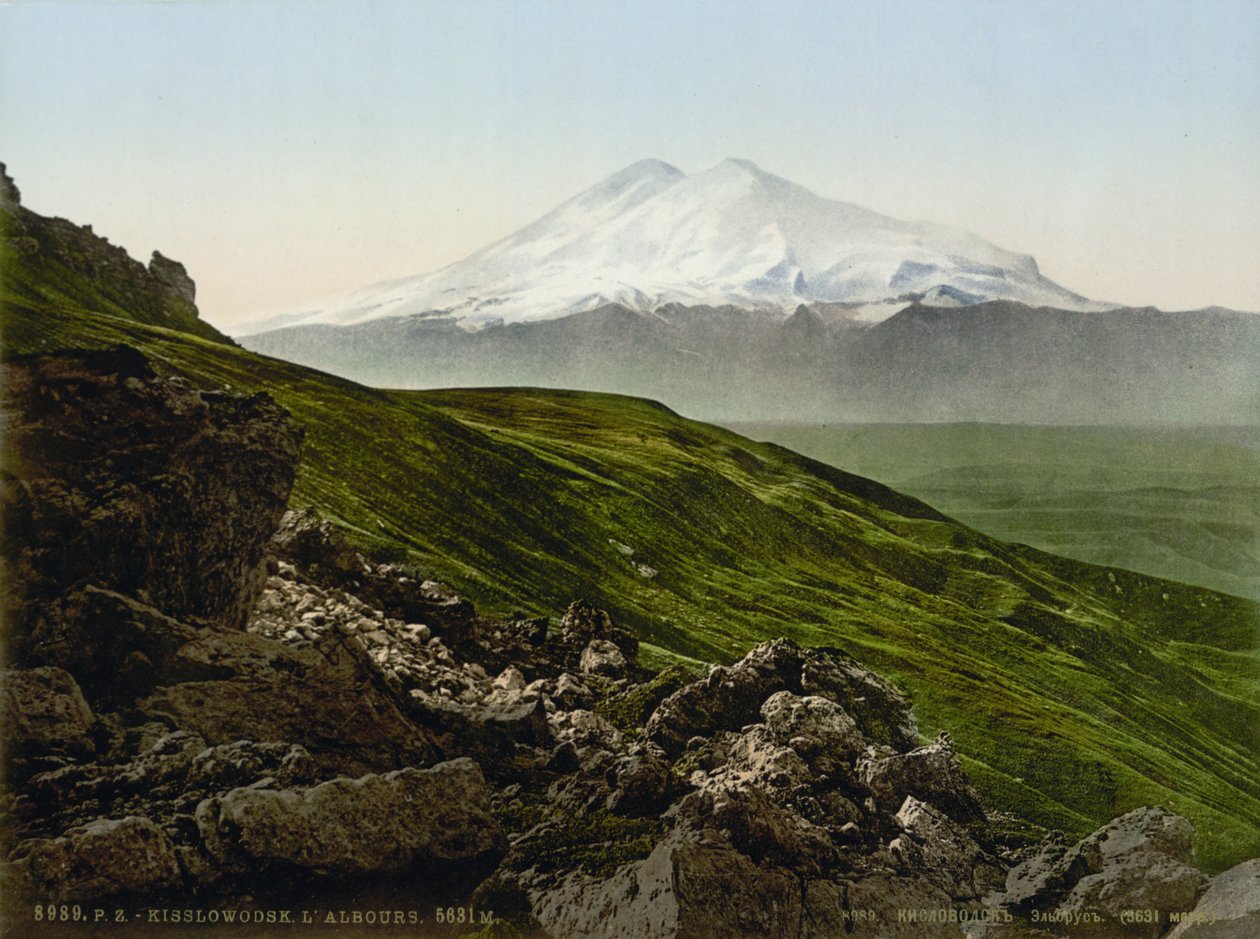 Hegy Kislovodsk közelében, Oroszország, 1895 alkotó: Unbekannt