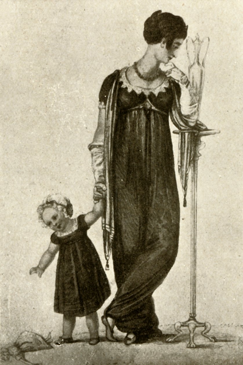 Anya és gyermeke gyászruhája, 1809, 1937. alkotó: Unbekannt