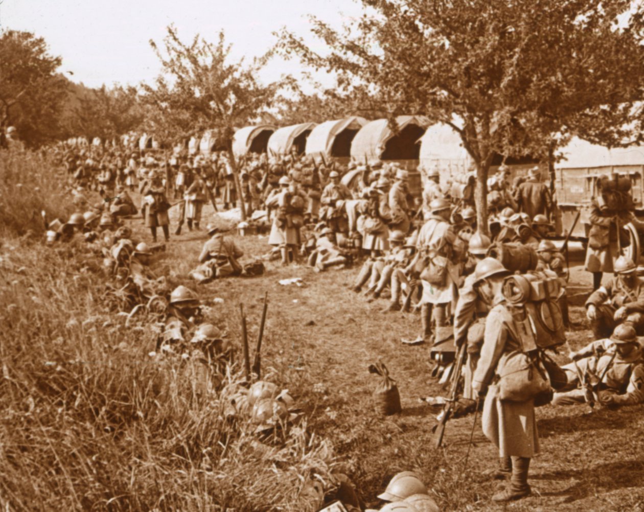 Elköltözés, út Foix-ba, Franciaország, 1914-c1918 alkotó: Unbekannt