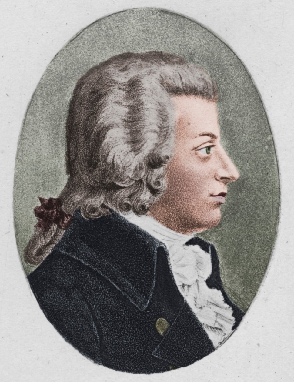 Mozart, 1895. alkotó: Unbekannt