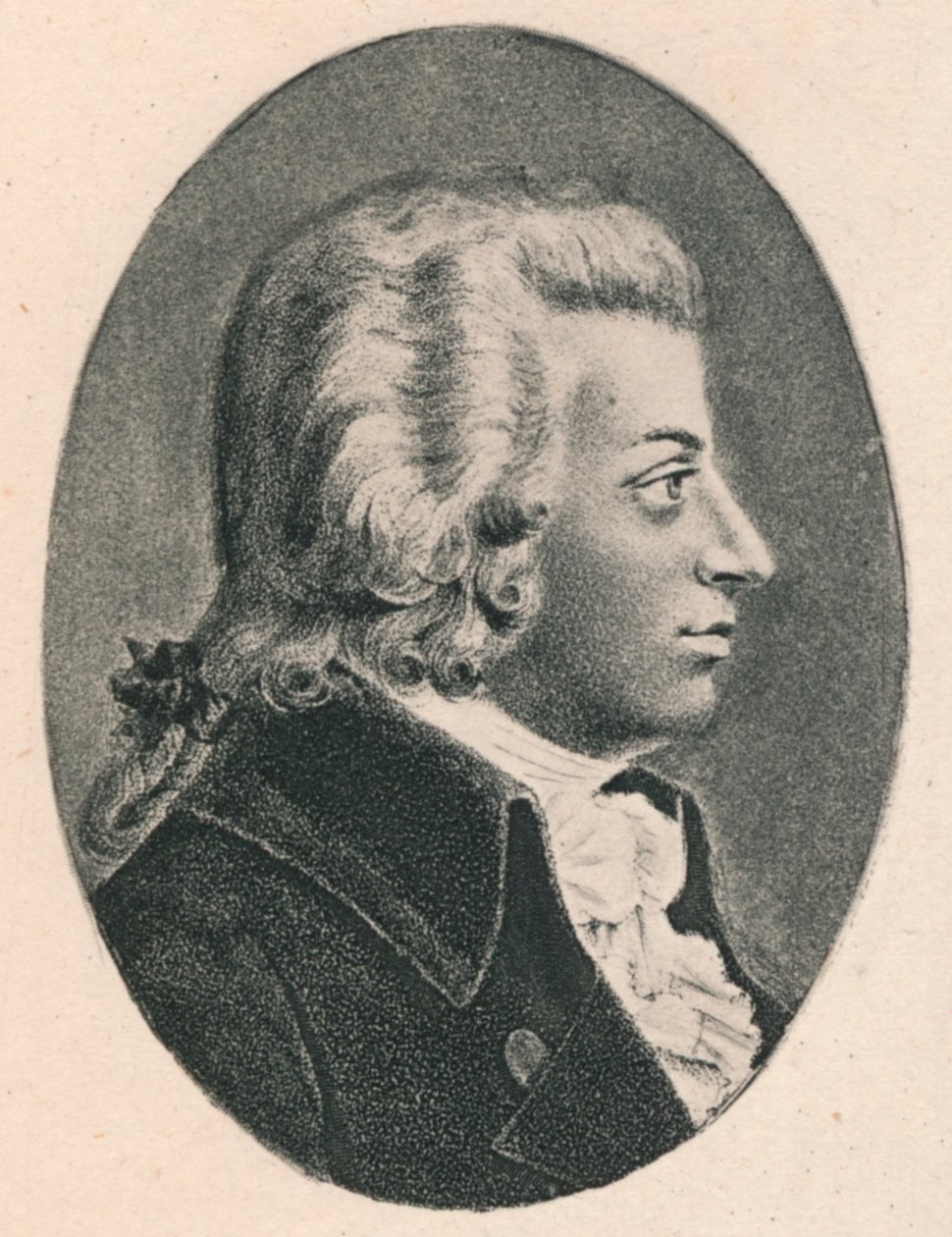 Mozart, 1895. alkotó: Unbekannt