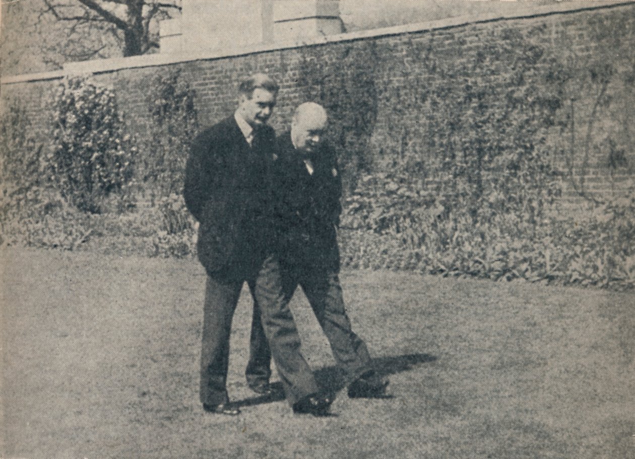 Mr. Anthony Eden meglátogatja a miniszterelnököt, 1940-es évek, 1945. alkotó: Unbekannt
