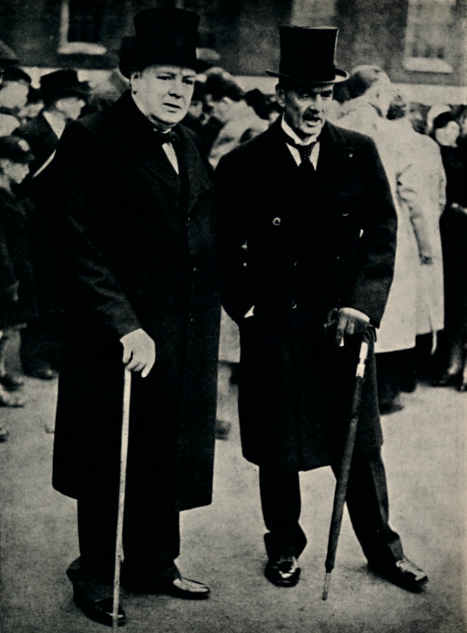 Mr. Chamberlain és Mr. Churchill, 1940. február 23., 1945. alkotó: Unbekannt