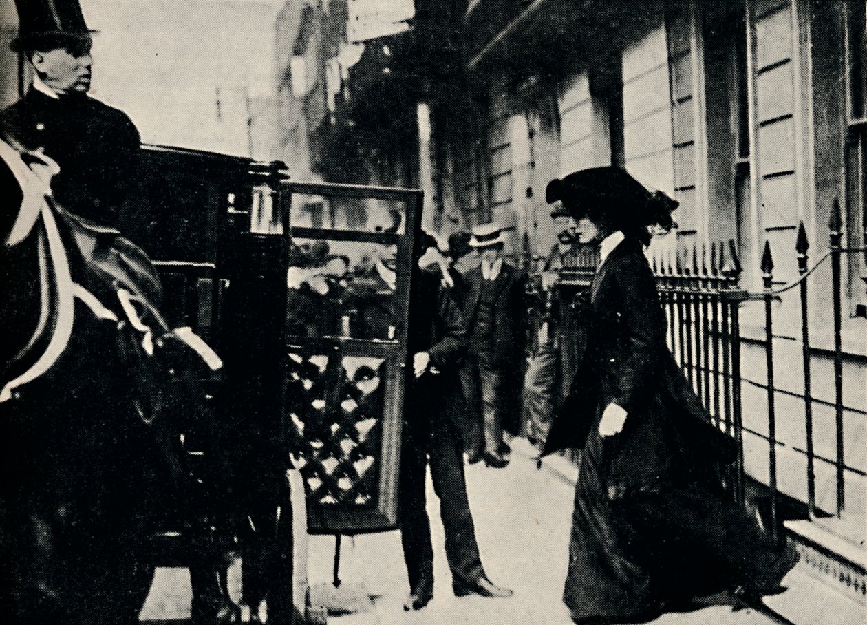 Mr. Churchill nászútra indul, 1908, 1945. alkotó: Unbekannt