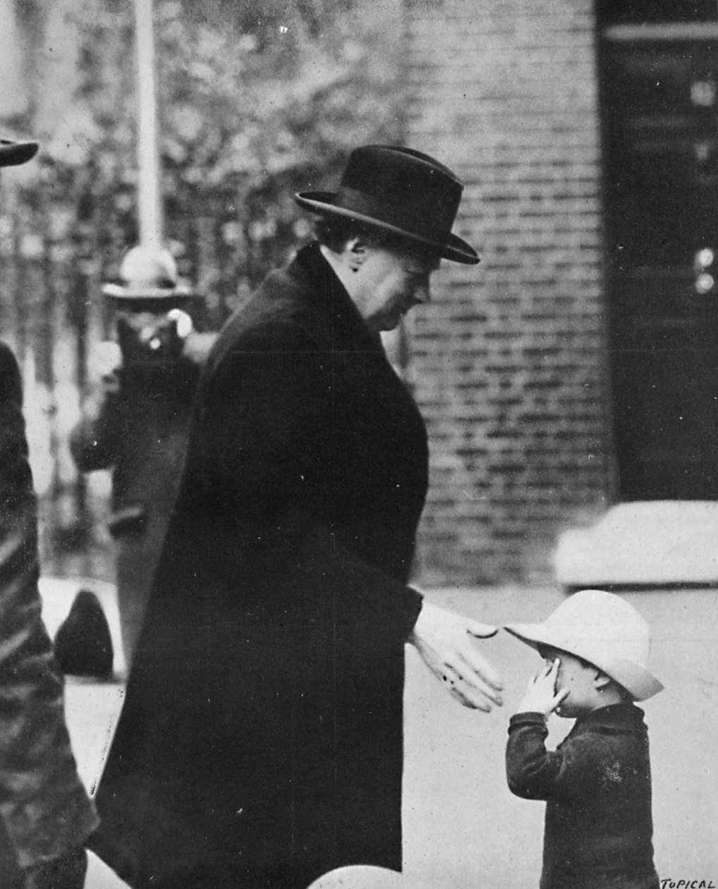Churchill úr részt vett a kormányülésen az általános sztrájk idején 1926-ban, 1926-ban, 1945-ben alkotó: Unbekannt