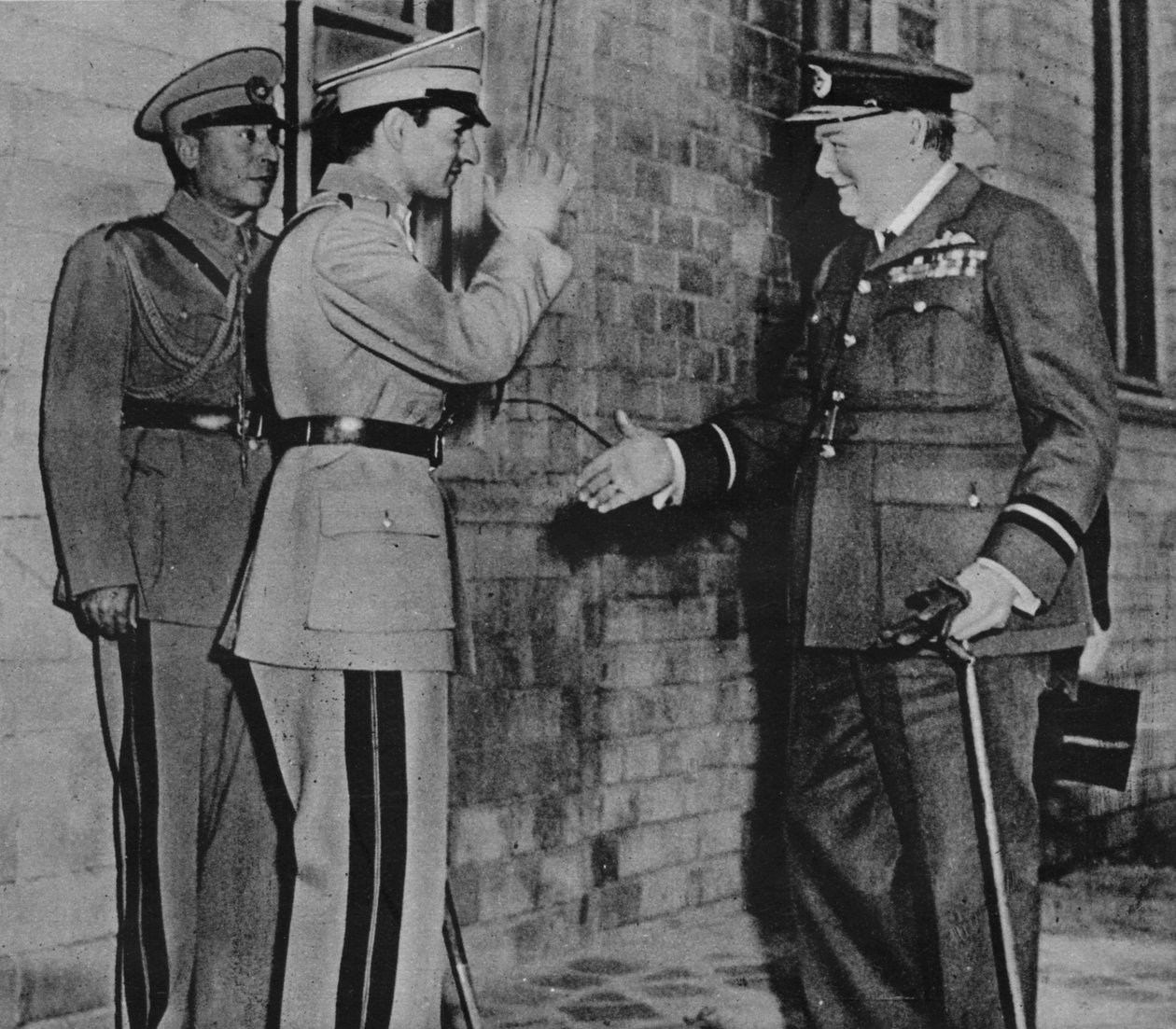 Churchill urat Perzsia sahja köszönti, 1943 alkotó: Unbekannt