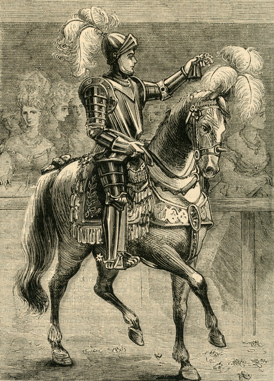 Mr. Dymoke, The Kings Champion, 1881. alkotó: Unbekannt
