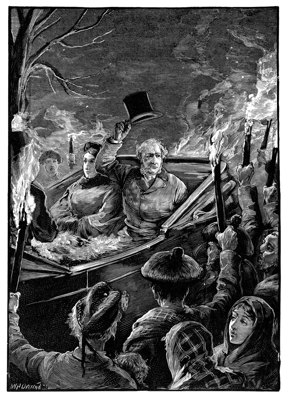Gladstone úr látogatása a Taymouth kastélyban, Perthshire, Skócia, 1879 alkotó: Unbekannt