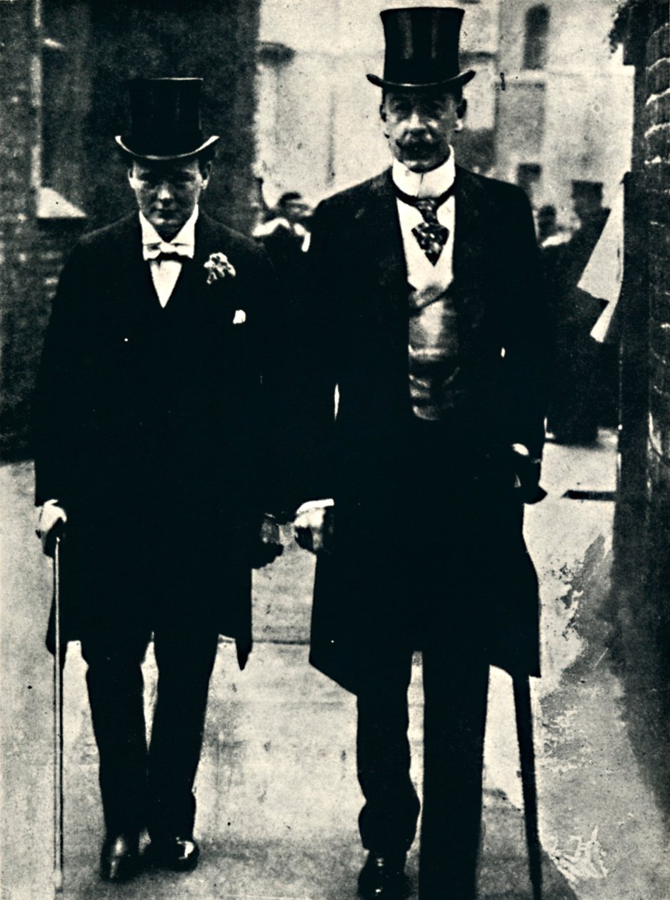 Mr. Lewis Harcourt és Mr. Churchill, c1900, 1945. alkotó: Unbekannt
