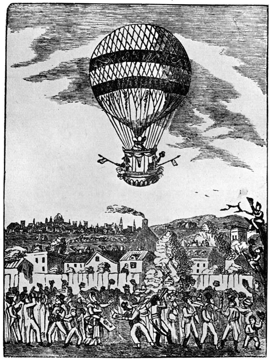 Mr Sadlers felemelkedése Paget kapitánnyal, 1781. augusztus 12., 1910. alkotó: Unbekannt