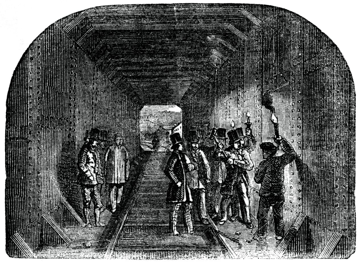 Stephenson úr az utolsó szegecs behelyezése, 1886 alkotó: Unbekannt