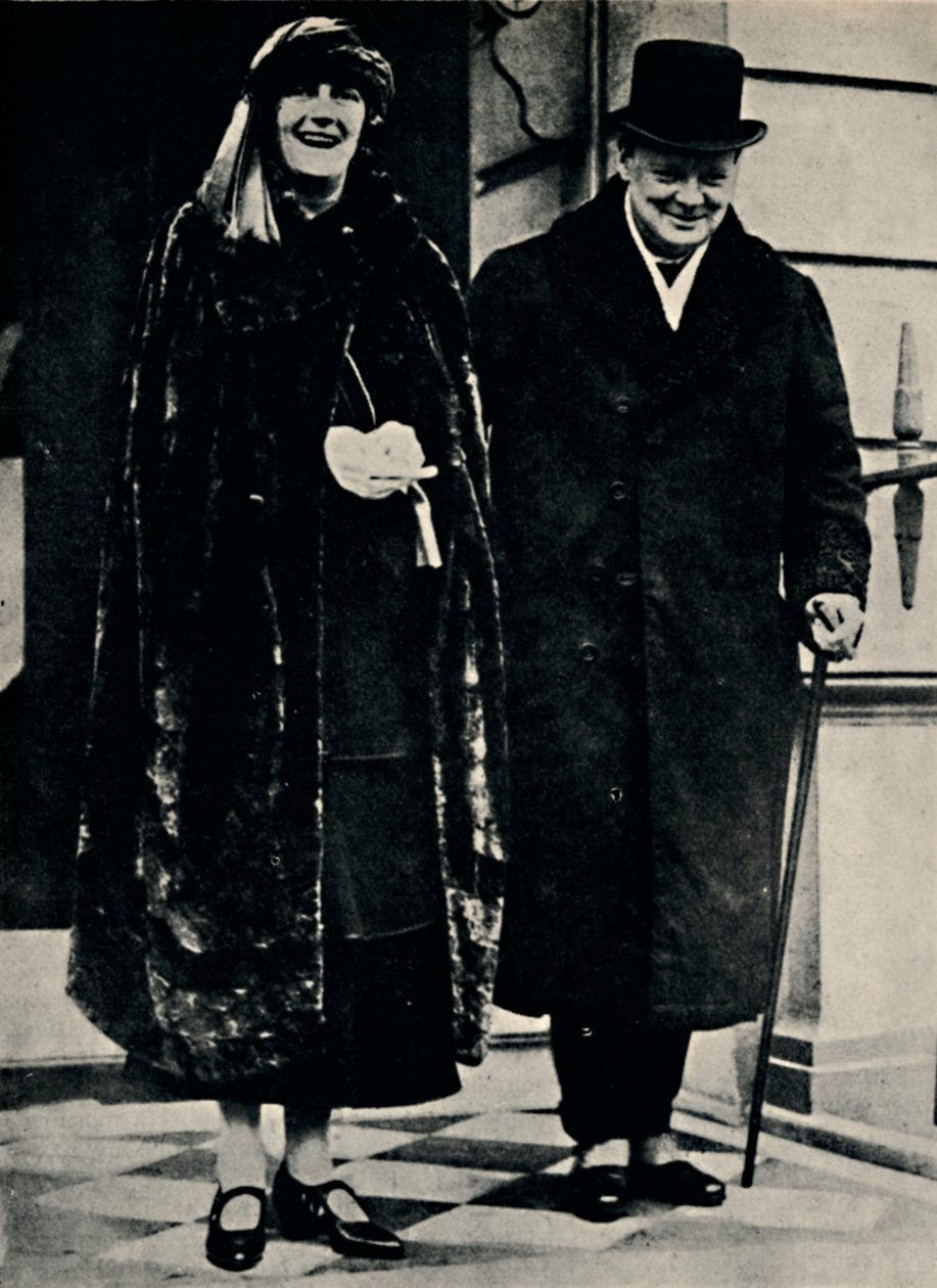 Mr. és Mrs. Churchill a húszas évek elején, 1923, 1945. alkotó: Unbekannt