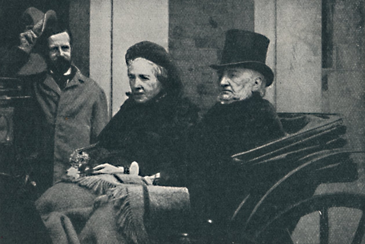 Mr. és Mrs. Gladstone átvezetett Glasgow-n az 1892-es, 1900-as általános választáson alkotó: Unbekannt