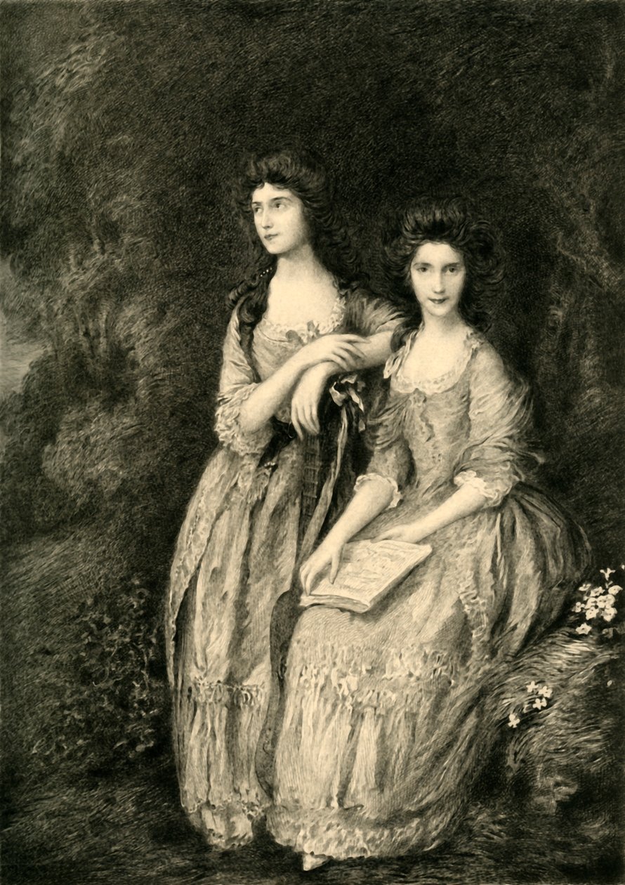 Mrs. Sheridan és Mrs. Tickell, c1772, 1908. alkotó: Unbekannt
