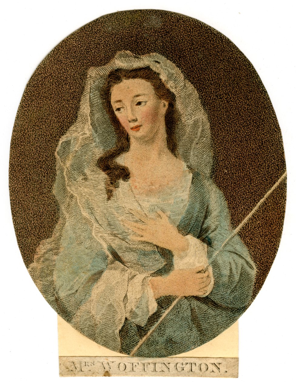Woffington asszony, 1760 alkotó: Unbekannt