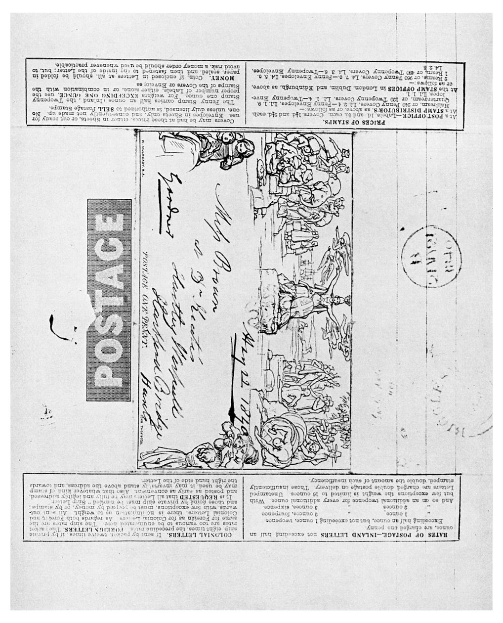 Mulreadys csomagoló boríték, 1840 1956 alkotó: Unbekannt