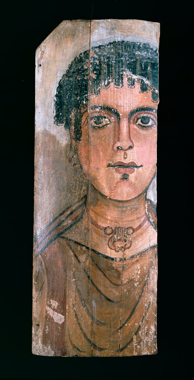 Múmiaportré, Kr.u. 90-110. alkotó: Unbekannt
