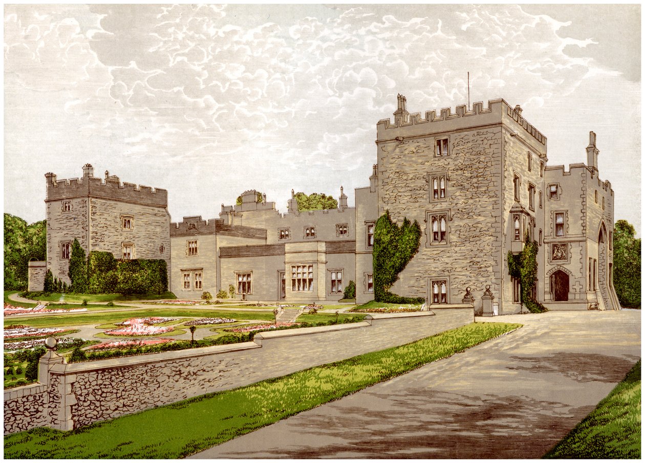 Muncaster kastély, Lord Muncaster, Cumberland, 1880 alkotó: Unbekannt