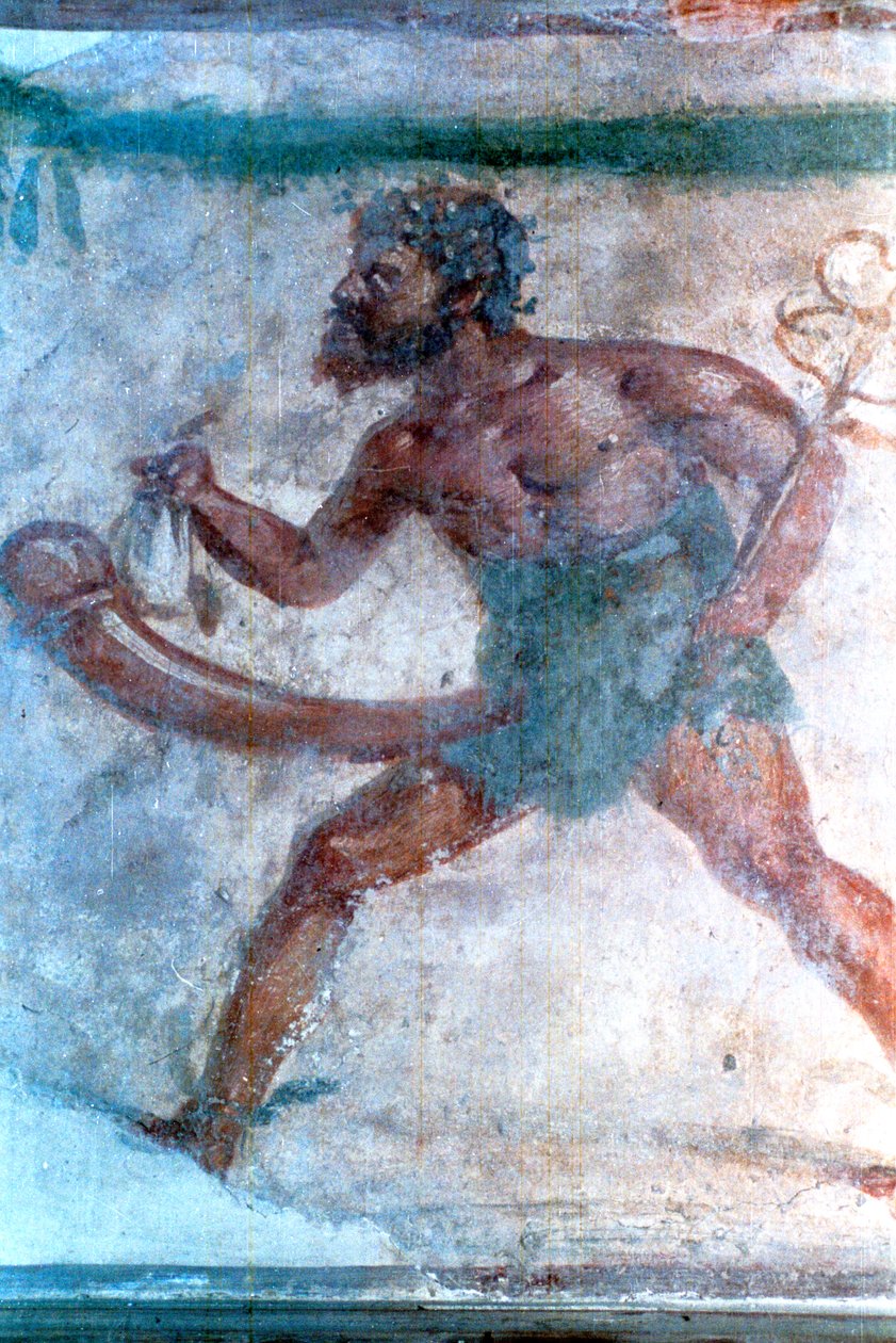 Merkúr falfestmény, Pompeii, Olaszország alkotó: Unbekannt