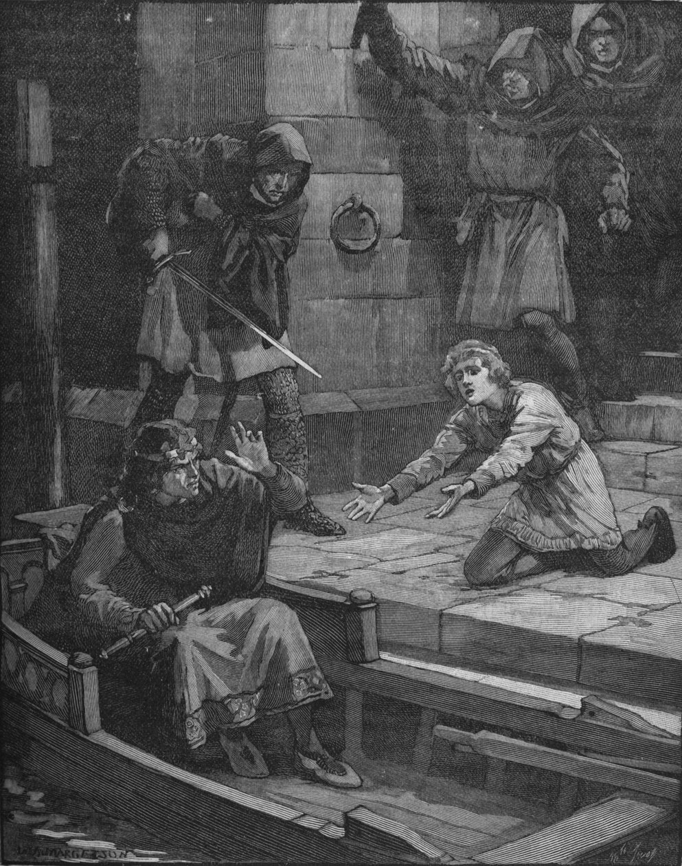 Arthur herceg meggyilkolása, 1203 1905 alkotó: Unbekannt