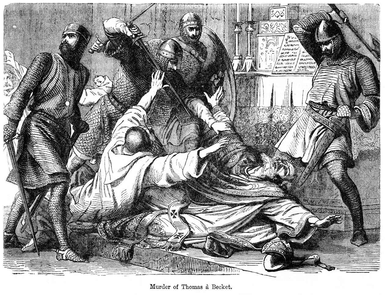Becket Tamás meggyilkolása, 1170 alkotó: Unbekannt