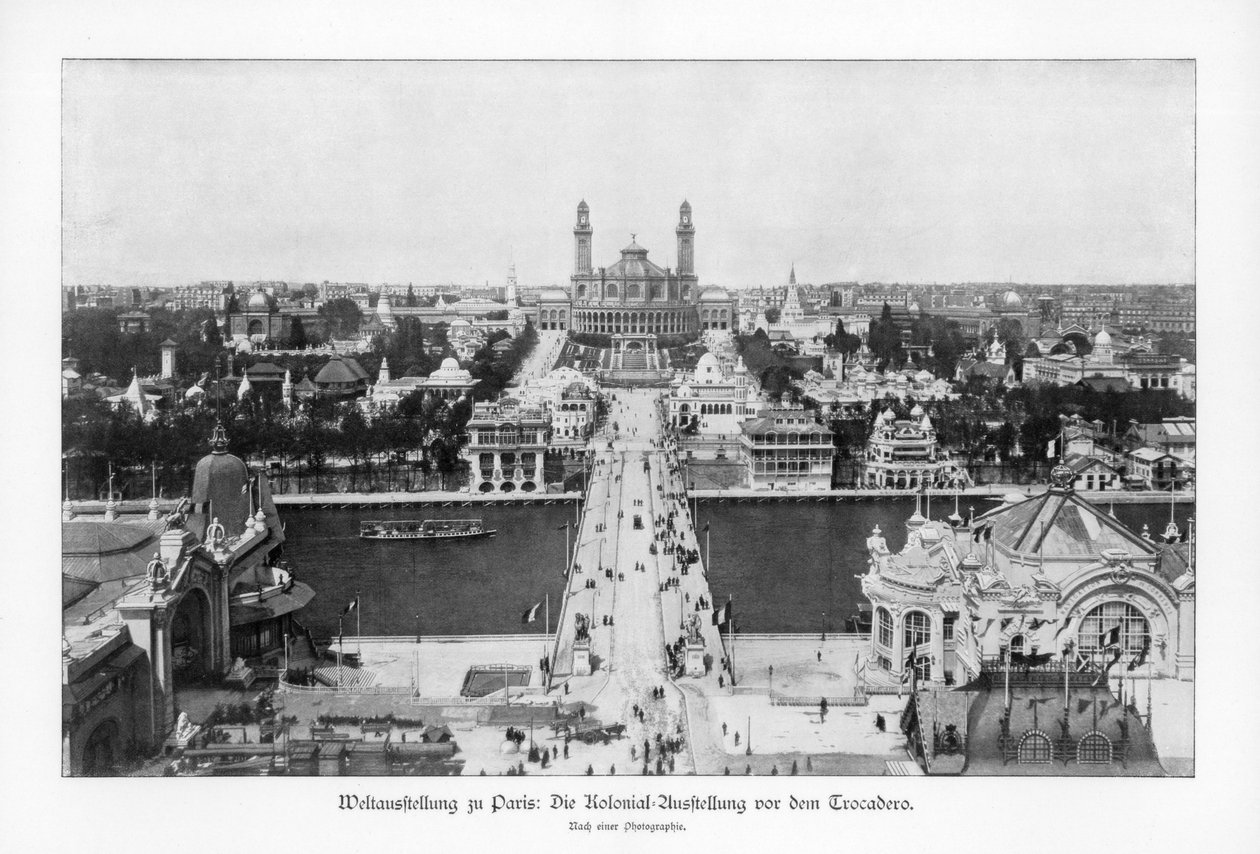 Kolóniák Múzeuma, Trocadero, Párizsi Világkiállítás, 1889, 1900 alkotó: Unbekannt