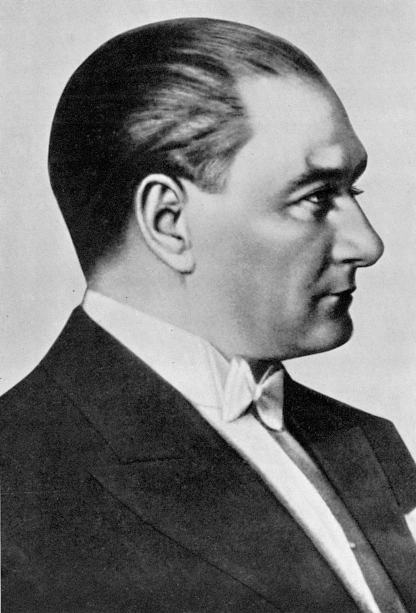 Musztafa Kemal Atatürk 1881-1938, török ​​államférfi alkotó: Unbekannt