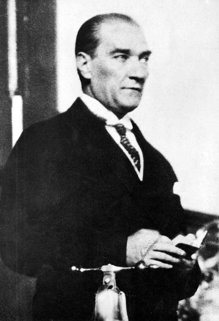 Musztafa Kemal Atatürk 1881-1938, török ​​államférfi alkotó: Unbekannt